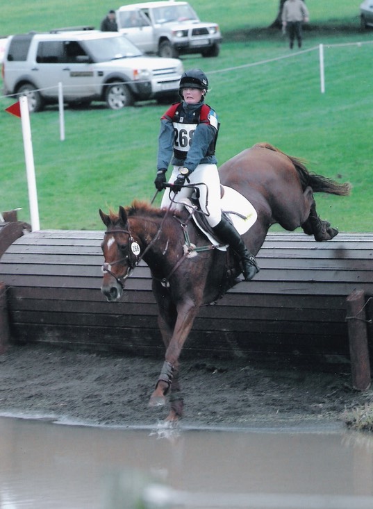 Necarne Castle, roll top into water